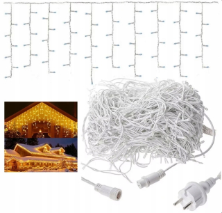 Svetelný záves Vianočné osvetlenie cencúle 300LED FLASH 201 - 300 svetiel